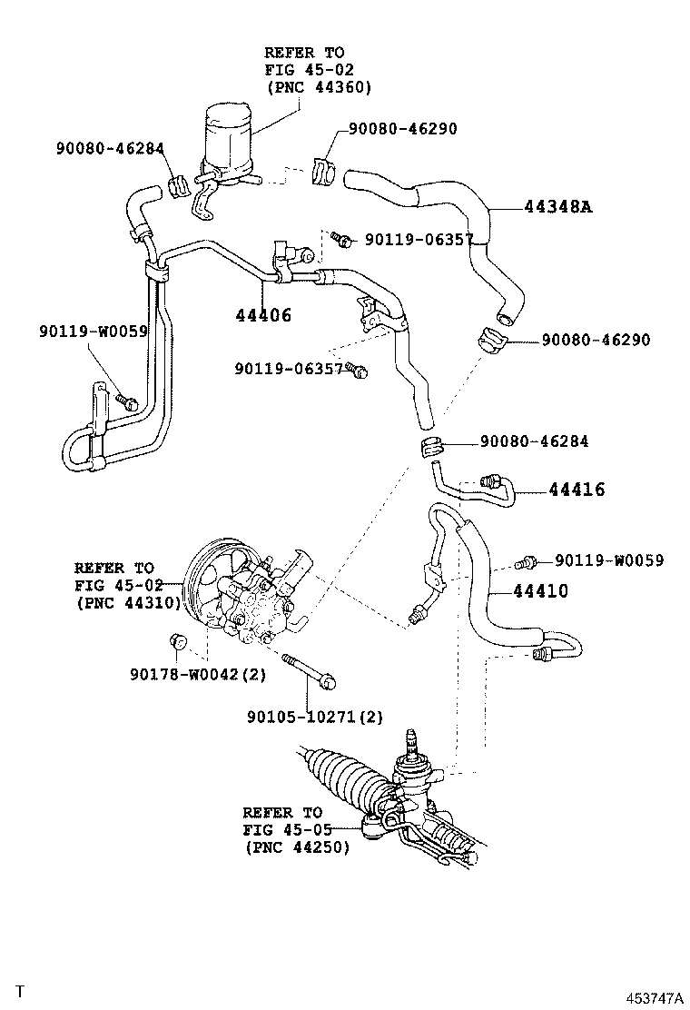 44327-26030 GASKET, PRESSURE PORT, NO.1 product image