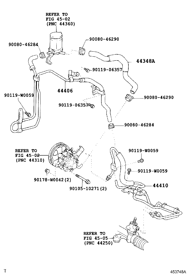44327-26030 GASKET, PRESSURE PORT, NO.1 product image