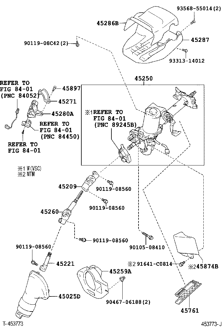 45221-02021 SHAFT, STEERING INTERMEDIATE product image