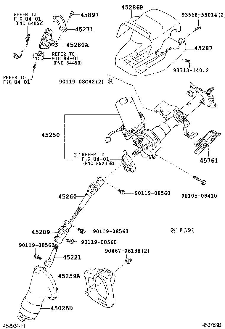 45025-02010 COVER SUB-ASSY, STEERING COLUMN HOLE, NO.1 product image
