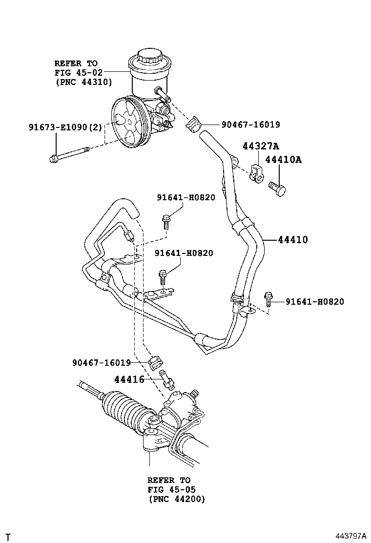 44410-35740 TUBE ASSY, PRESSURE FEED product image