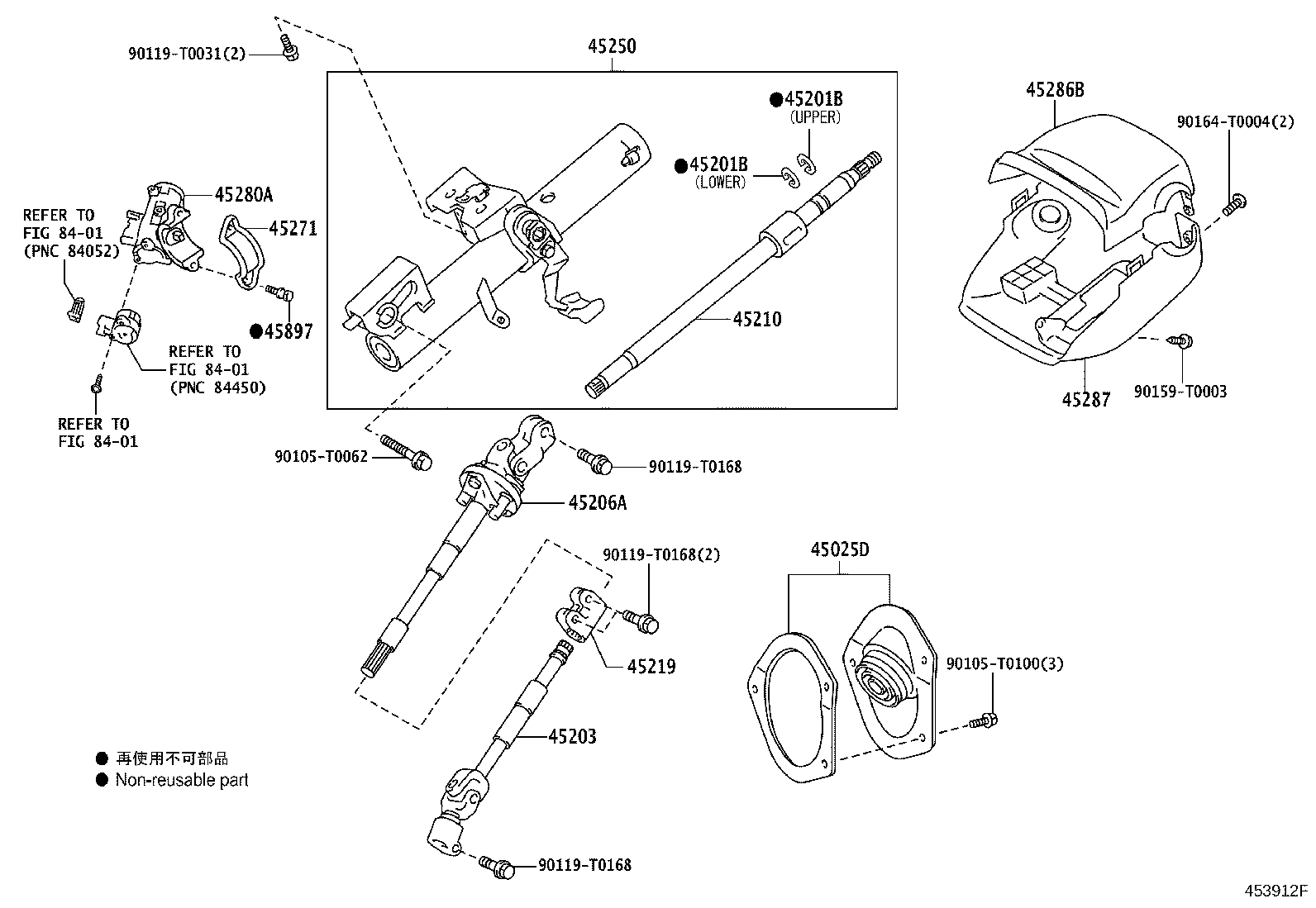 45210-0K030 SHAFT ASSY, STEERING MAIN product image