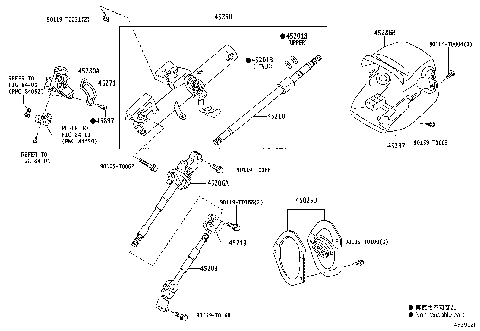 45280-0K030 BRACKET ASSY, STEERING COLUMN, UPPER product image