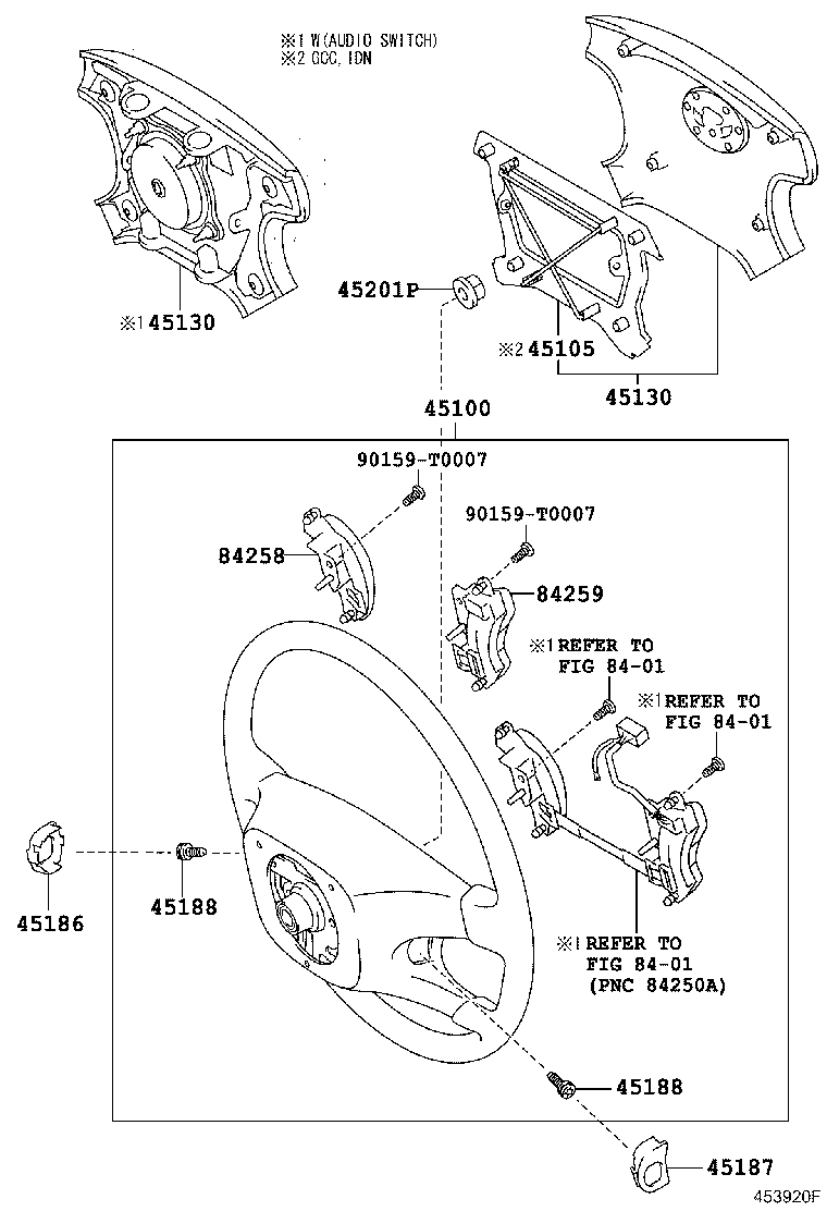 45100-02090-E4 WHEEL ASSY, STEERING product image