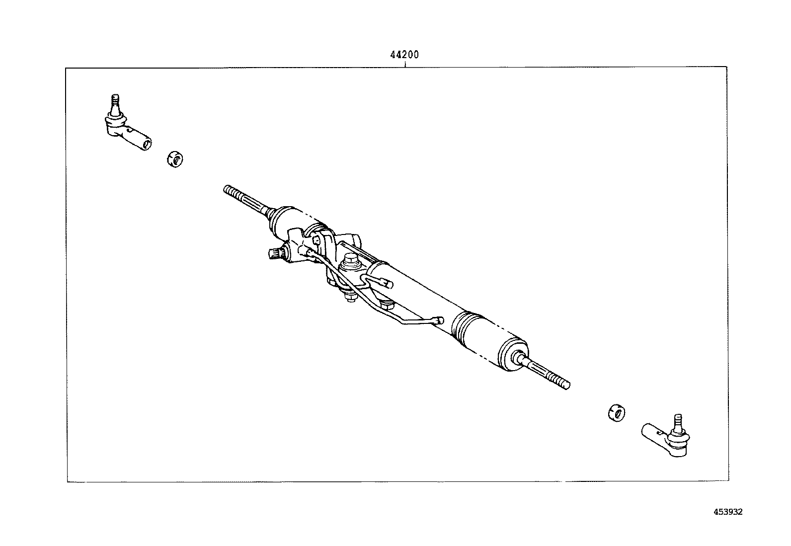 44250-37020 GEAR ASSY, POWER STEERING(FOR RACK & PINION) product image