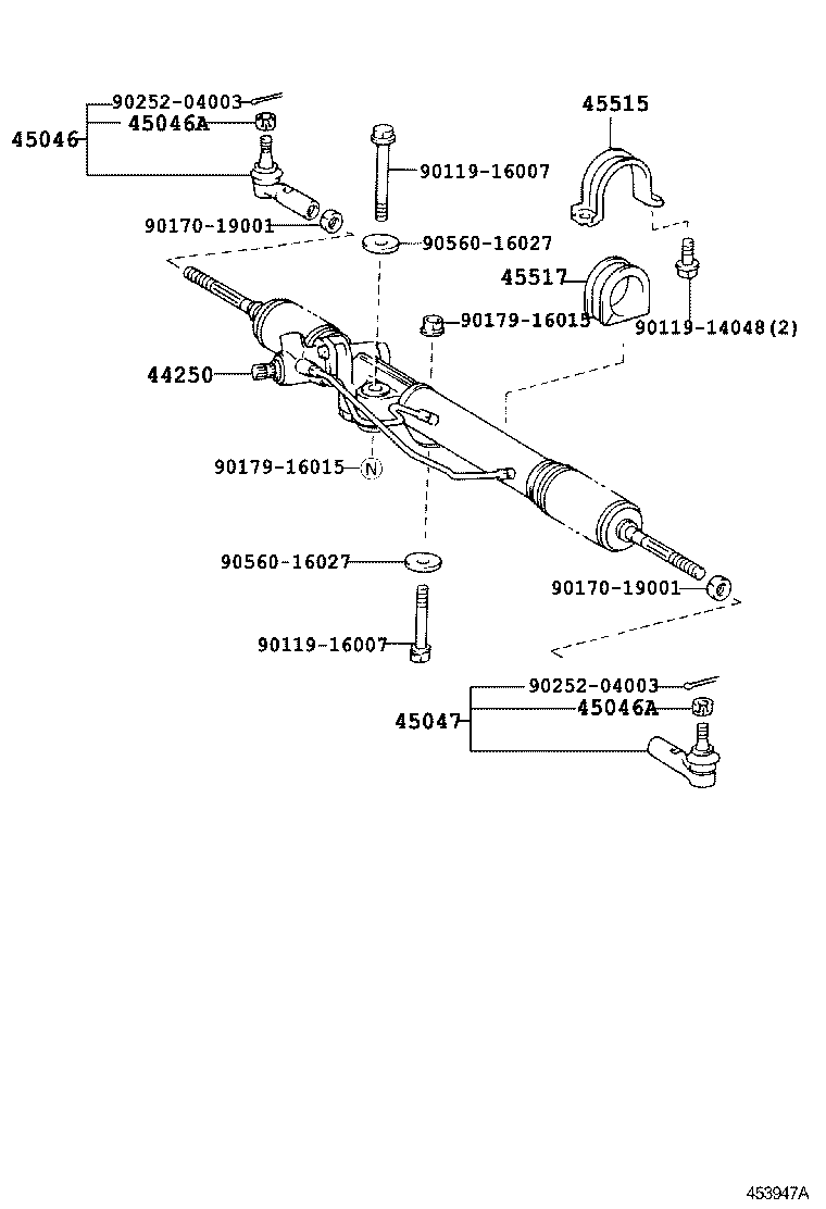 44110-37172 GEAR ASSY, POWER STEERING product image