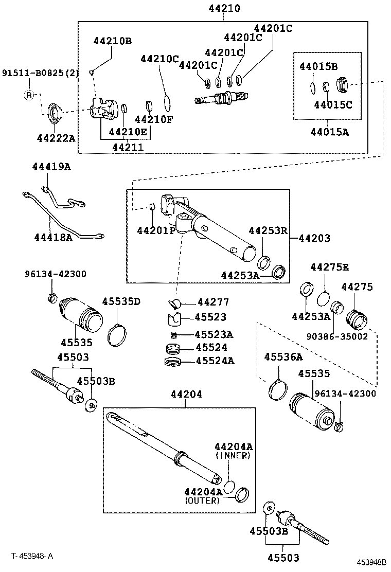 44110-37172 GEAR ASSY, POWER STEERING product image