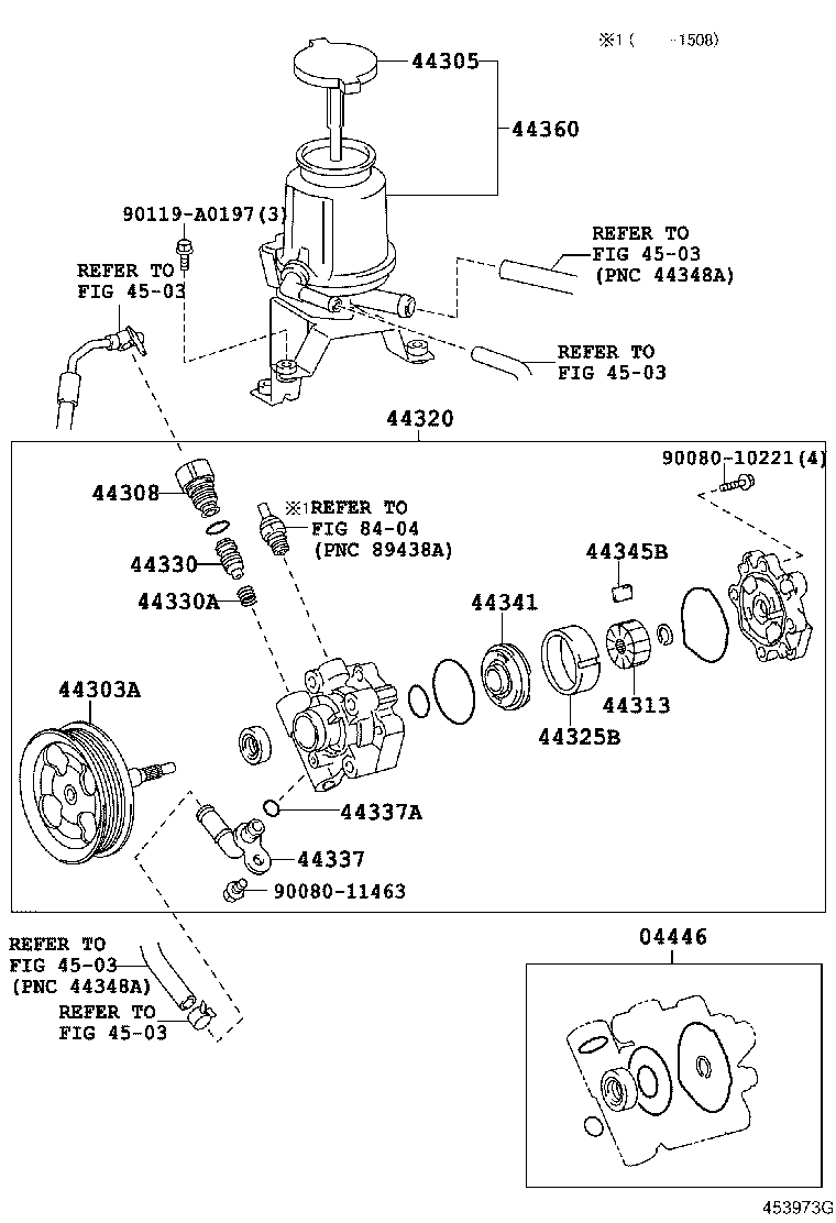 Toyota 44360-04010 RESERVOIR ASSY, VANE PUMP OIL