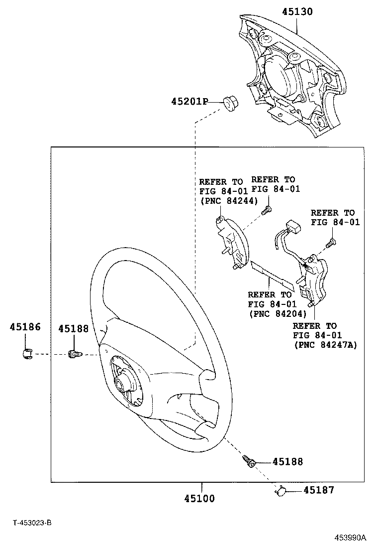 45100-0M020 WHEEL ASSY, STEERING product image