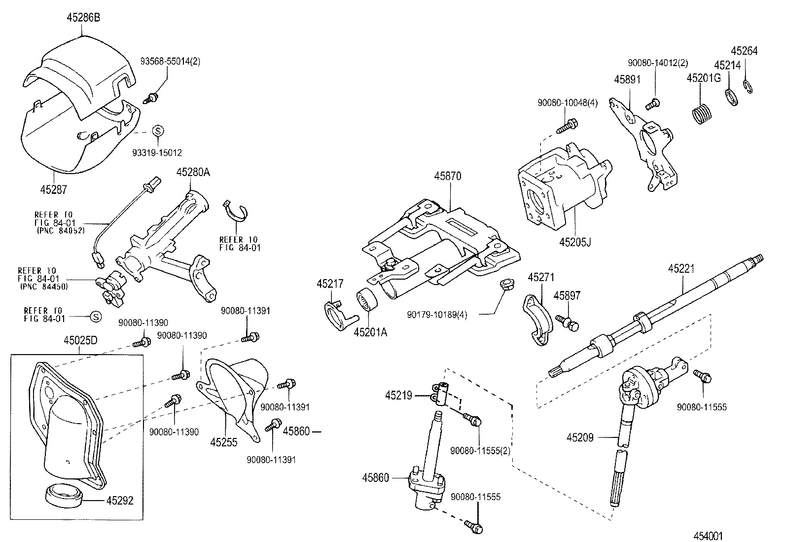 45274-0C010 BEARING(FOR STEERING MAIN SHAFT) product image