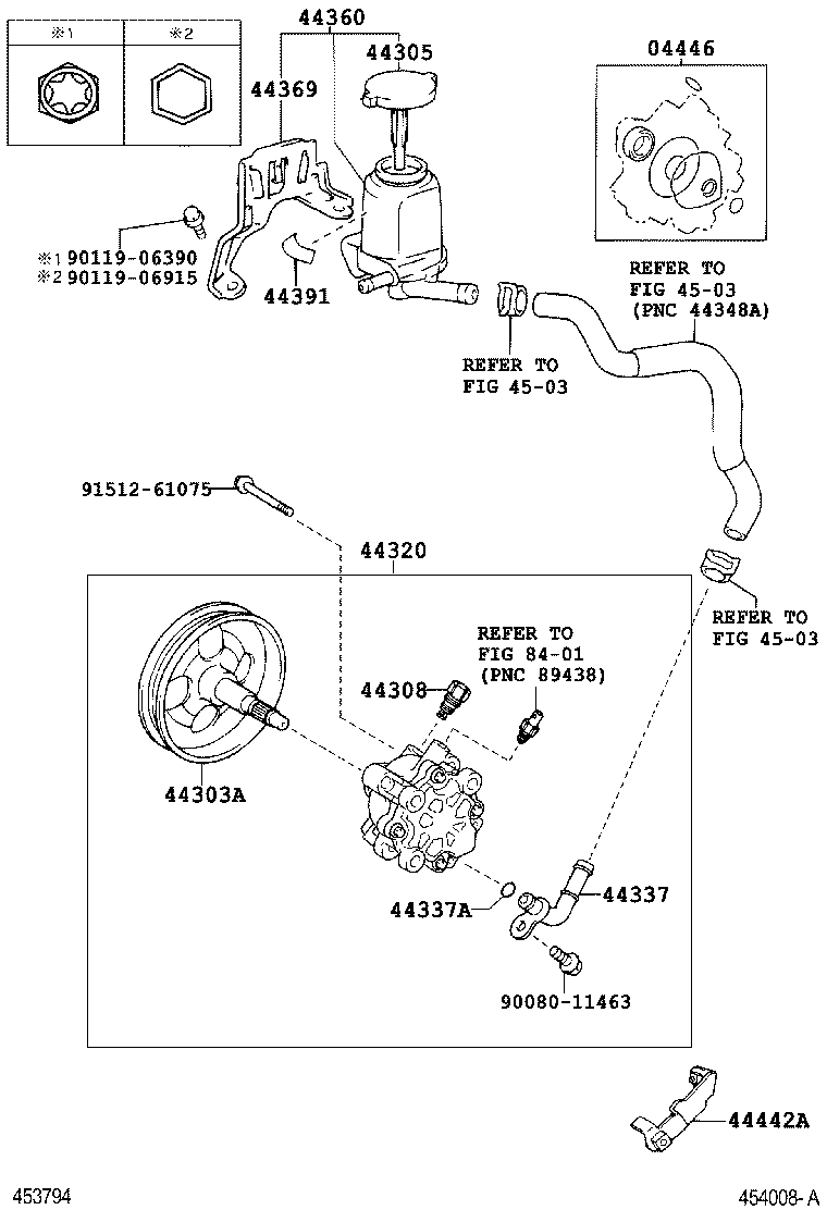 44369-02040 BRACKET, OIL RESERVOIR, NO.1 product image