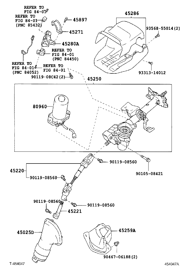 45220-44040 SHAFT ASSY, STEERING INTERMEDIATE product image