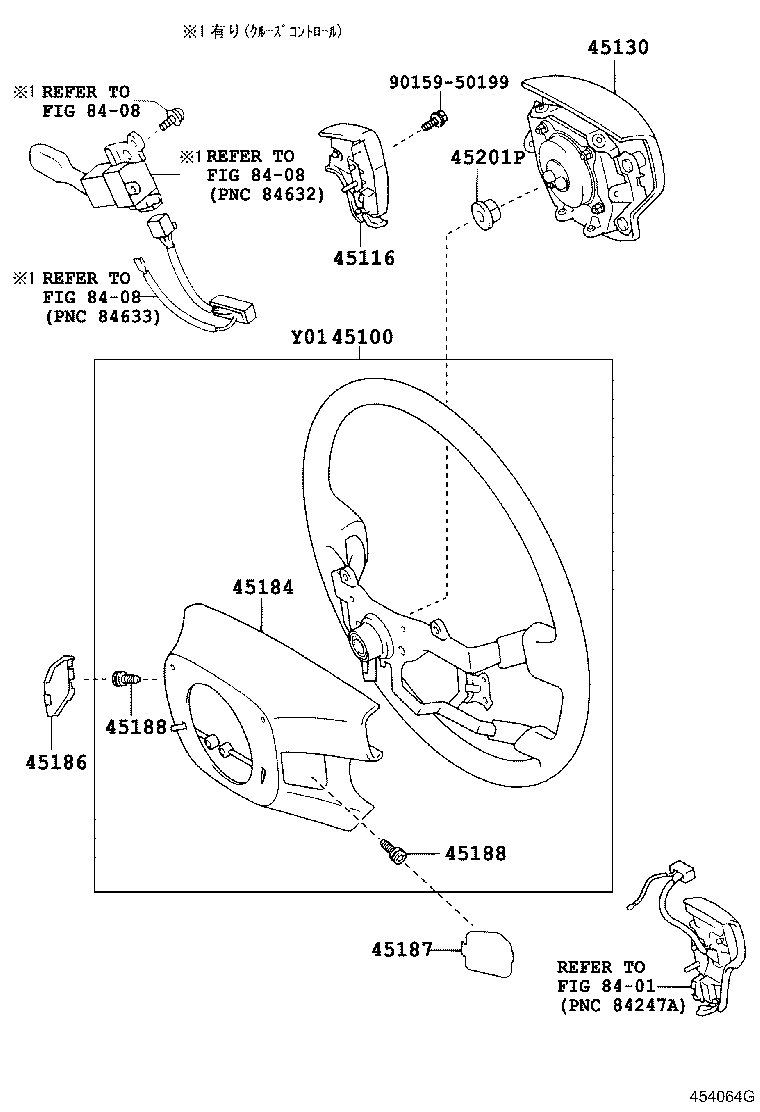 45100-22A60 WHEEL ASSY, STEERING product image