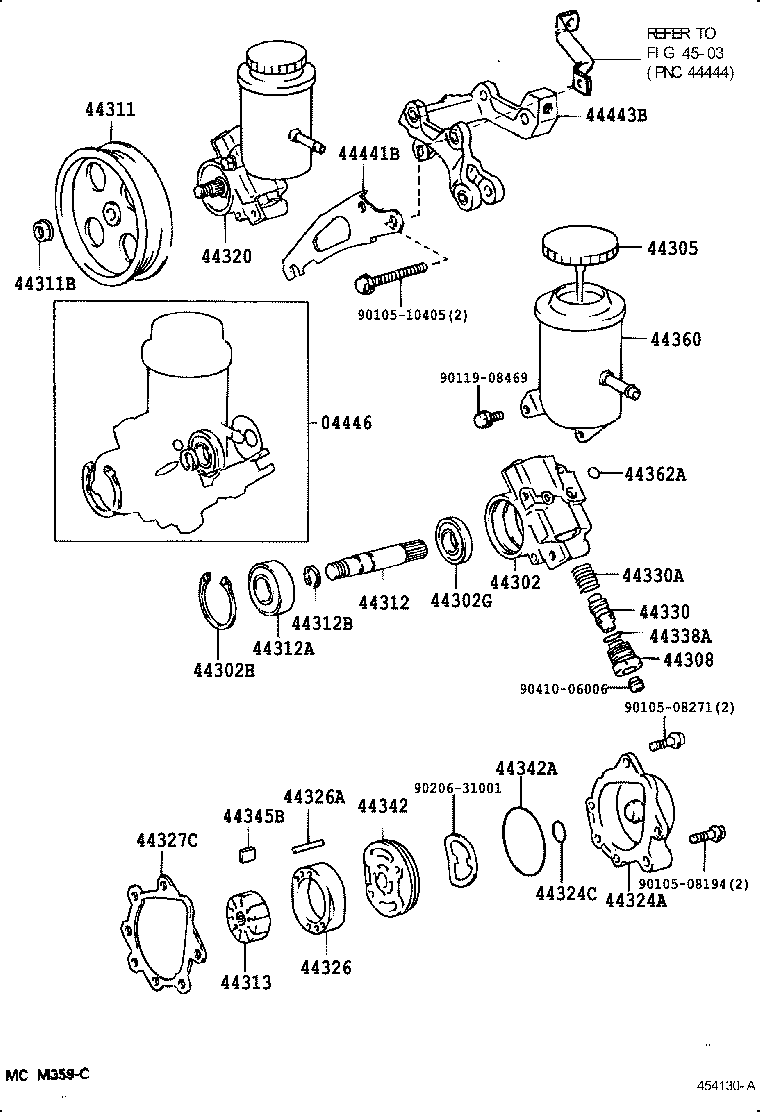 44330-30380 VALVE ASSY, FLOW CONTROL product image