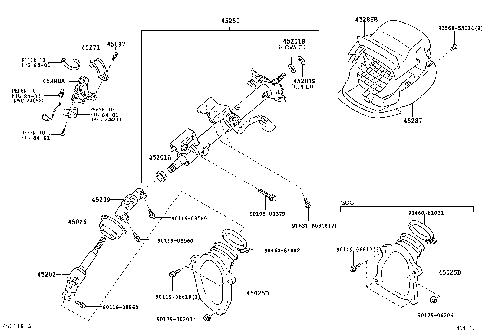 45202-06020 SHAFT SUB-ASSY, STEERING INTERMEDIATE product image