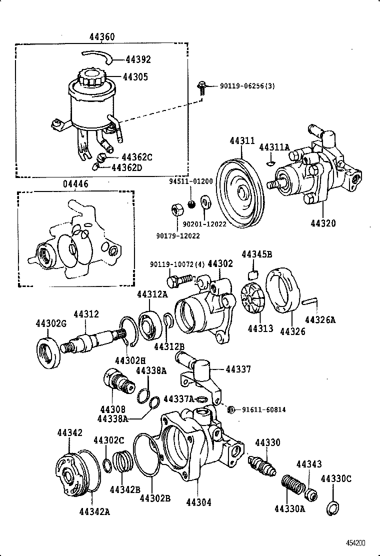 44320-35330 PUMP ASSY, VANE product image