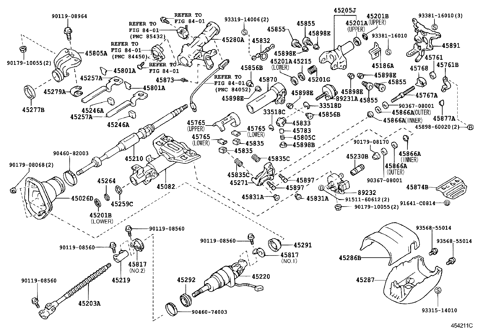 45209-60130 YOKE SUB-ASSY, STEERING SLIDING product image