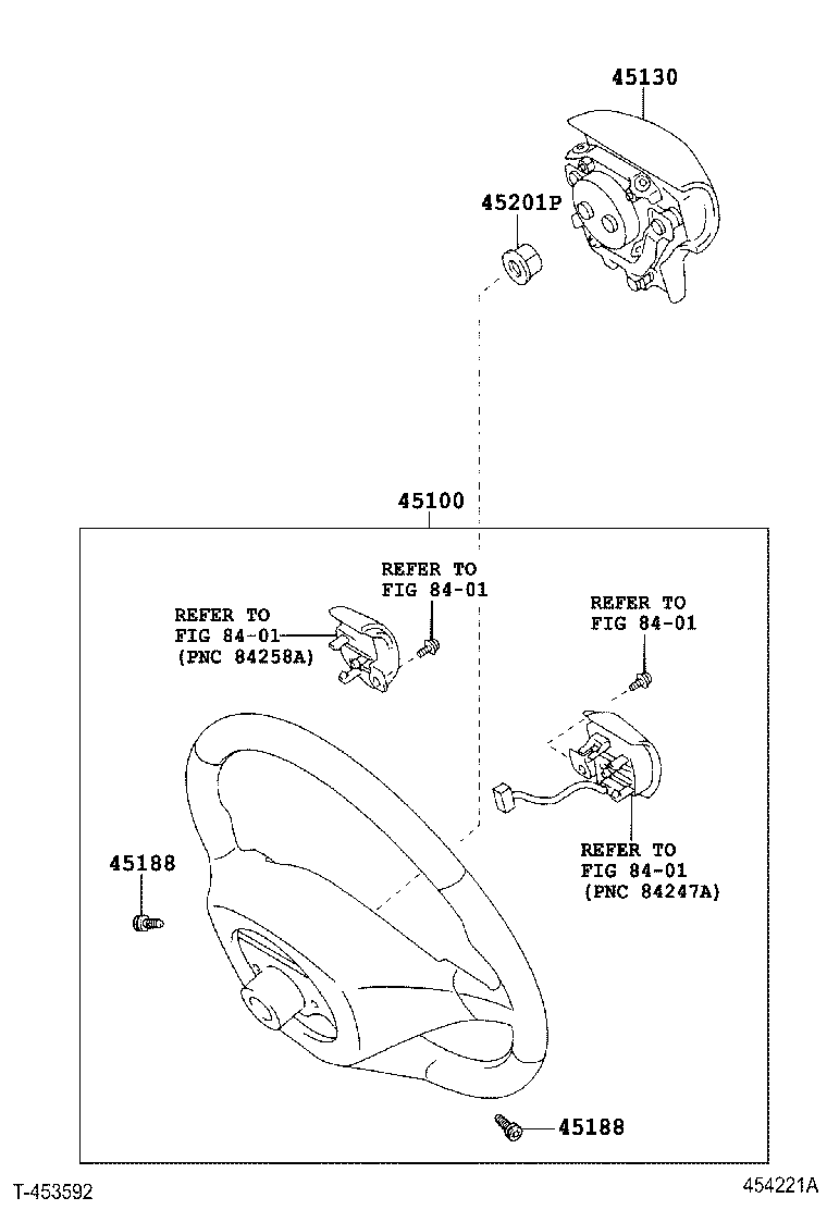45130-52230-B0 BUTTON ASSY, HORN product image