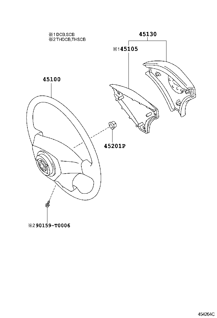 45105-0K030 PLATE SUB-ASSY, HORN BUTTON CONTACT, NO.1 product image