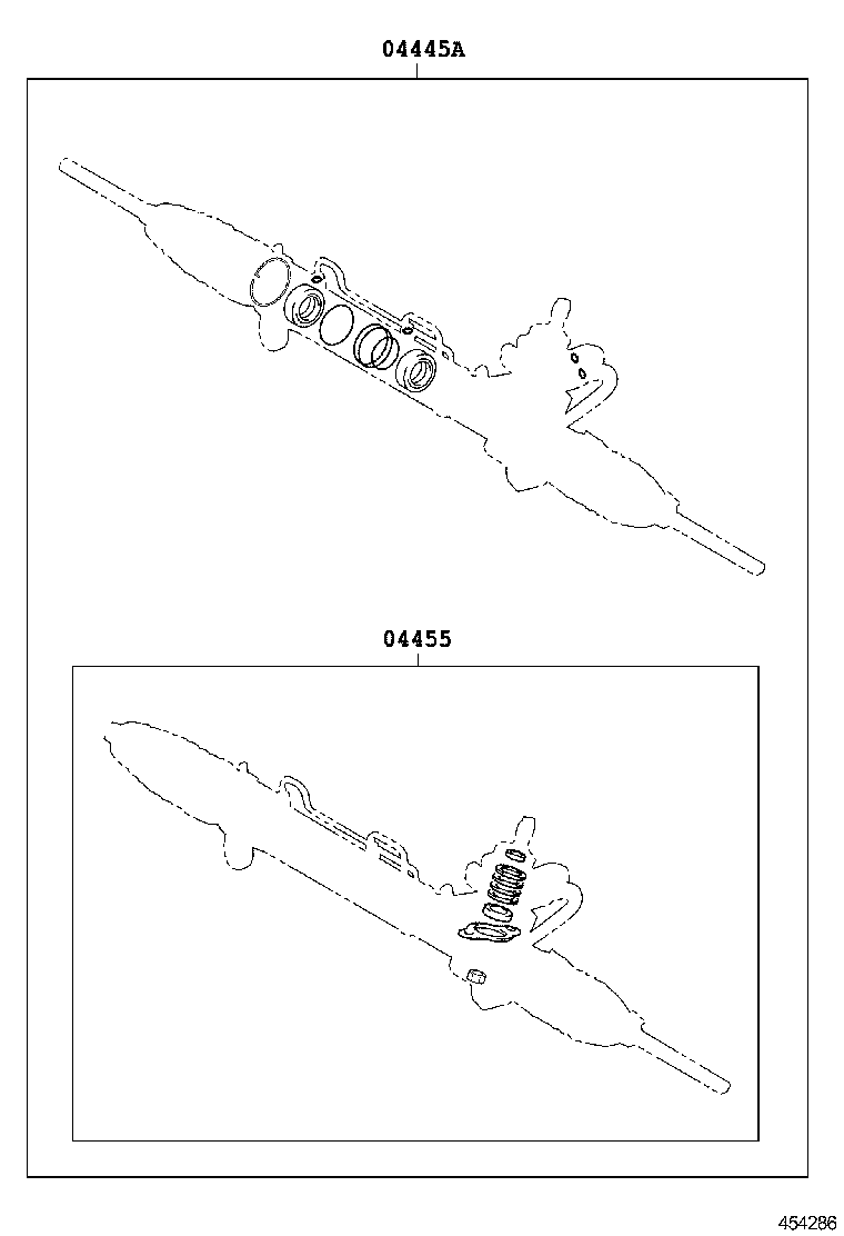 44250-07100 GEAR ASSY, POWER STEERING(FOR RACK & PINION) product image