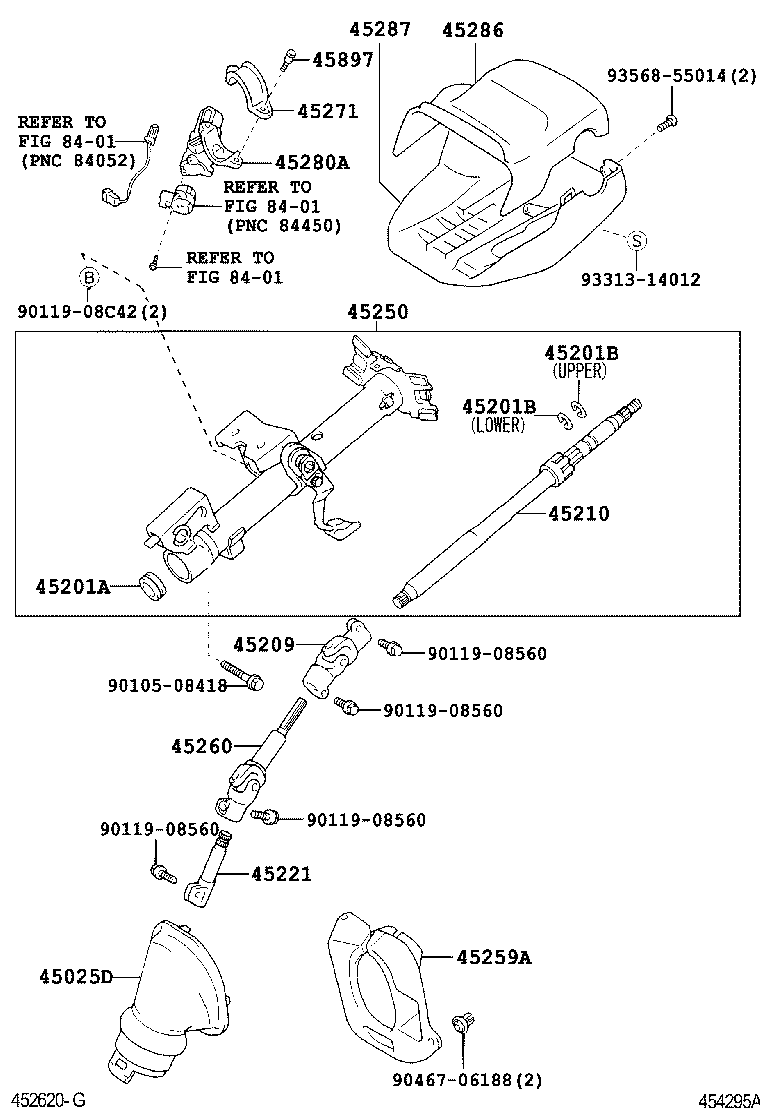 45025-02020 COVER SUB-ASSY, STEERING COLUMN HOLE, NO.1 product image
