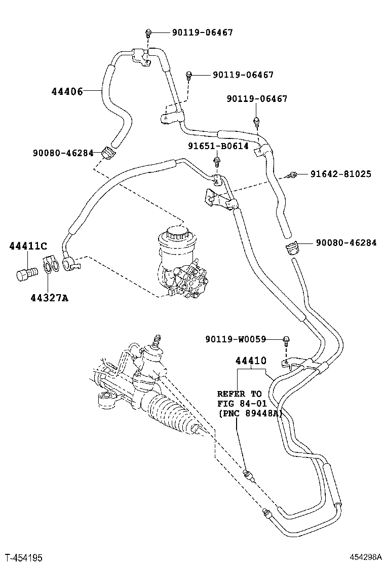 44327-26030 GASKET, PRESSURE PORT, NO.1 product image