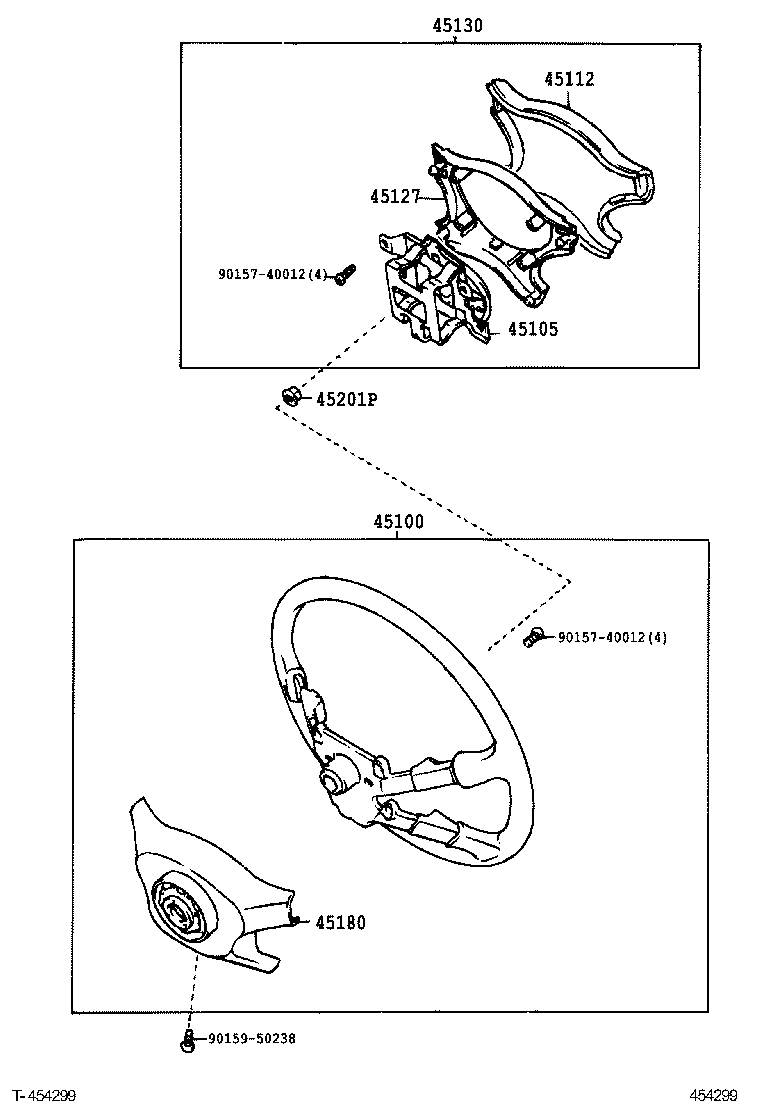 45146-32070 SPRING, HORN BUTTON CONTACT product image