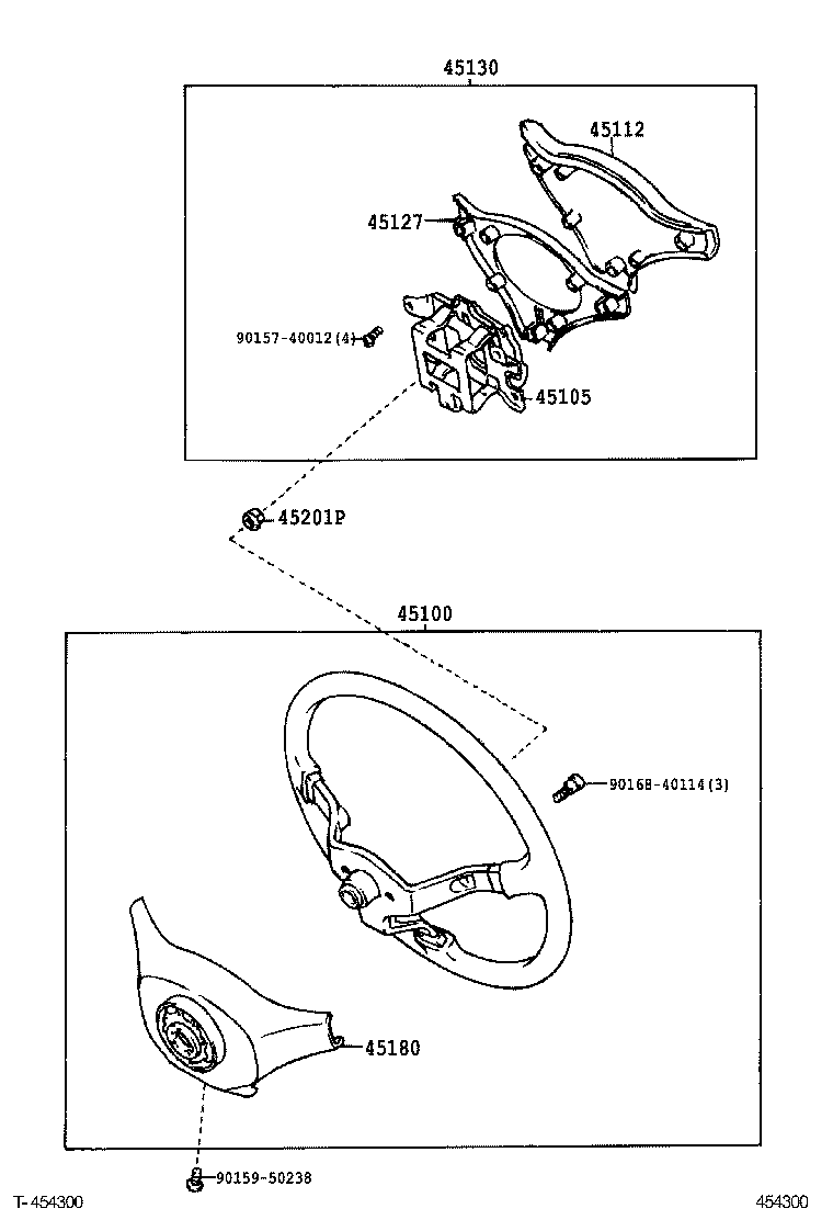 45146-32070 SPRING, HORN BUTTON CONTACT product image