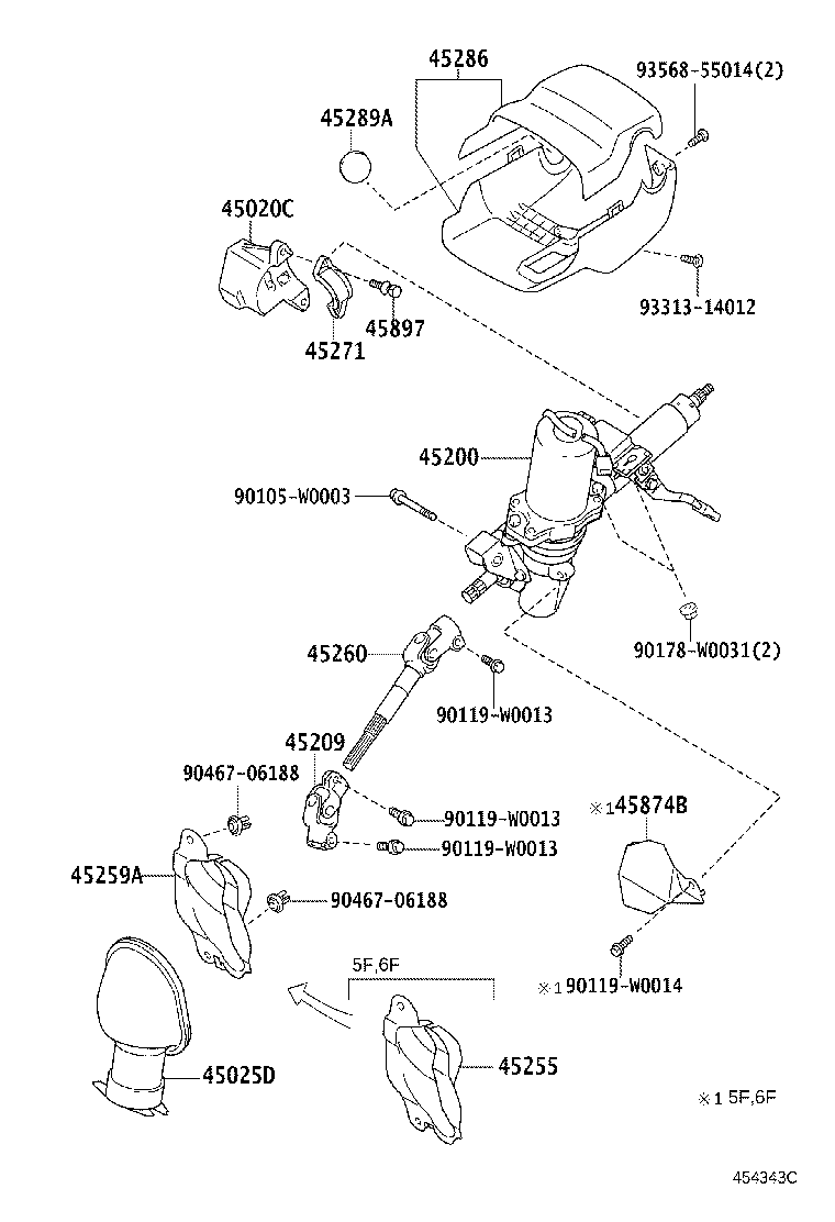Thumbnail 4 for 45209-0D030