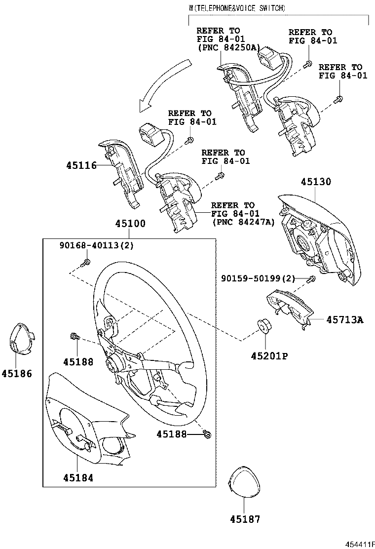 45130-33471-B0 BUTTON ASSY, HORN product image