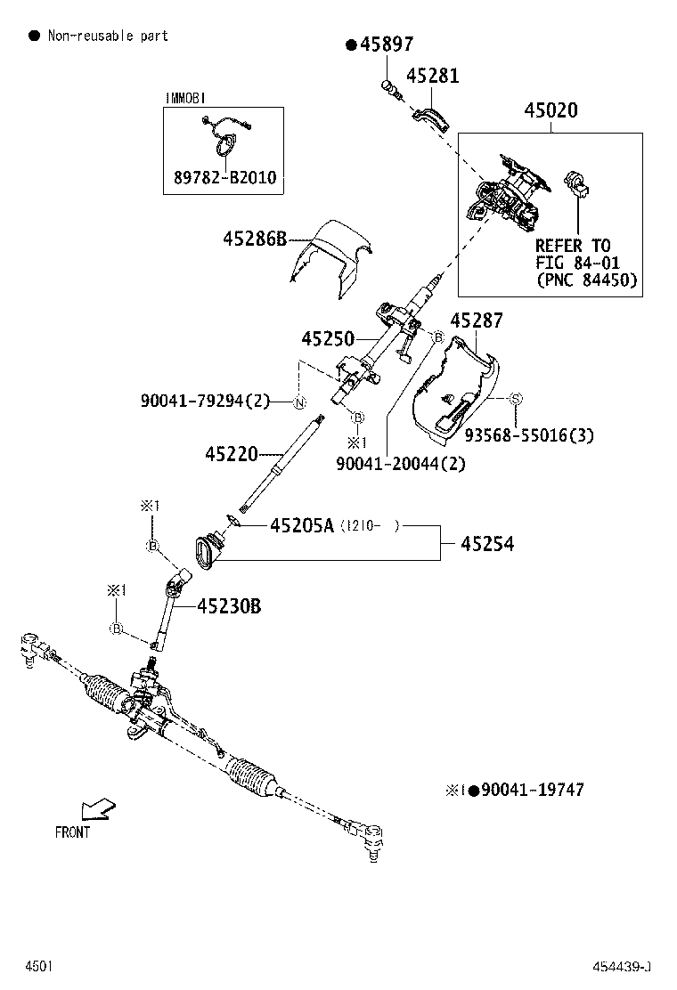 Toyota 45287-B4030-B0 COVER, STEERING COLUMN, LWR