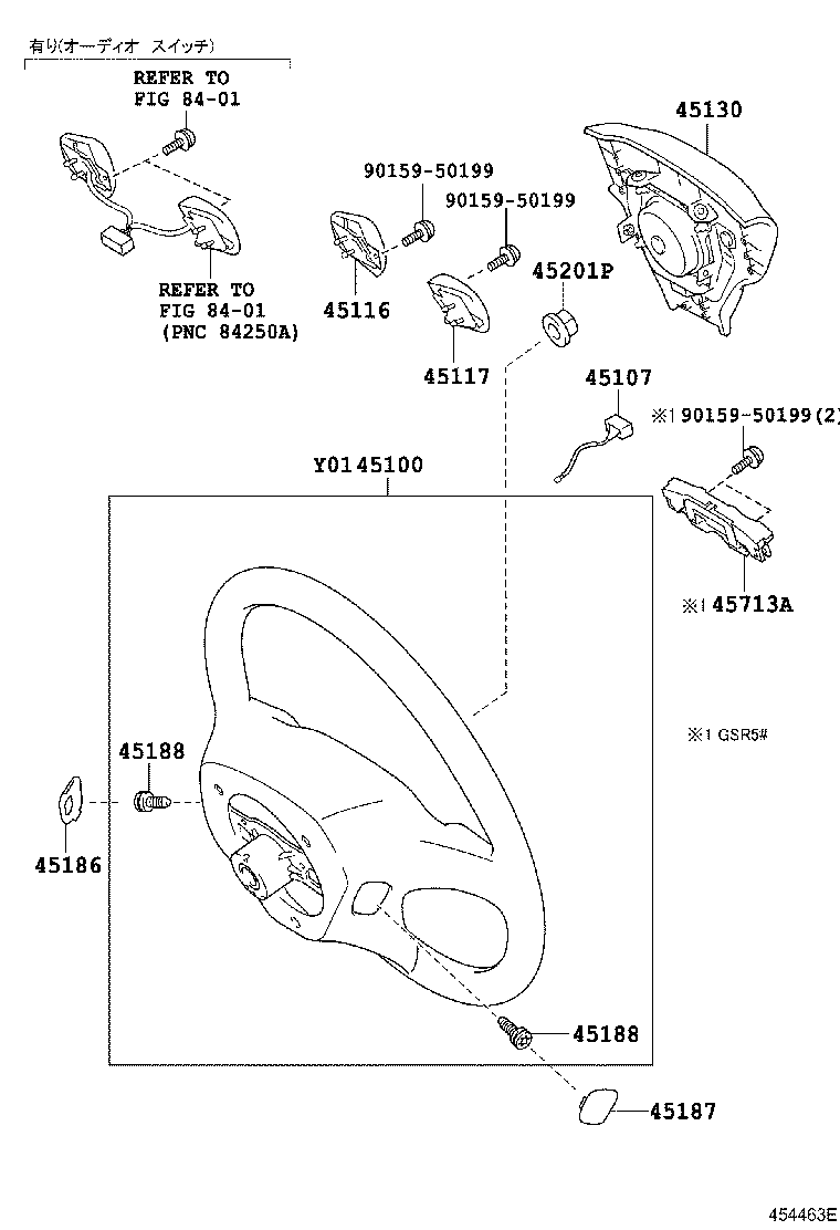 45116-28030 ORNAMENT, STEERING WHEEL, NO.1 product image