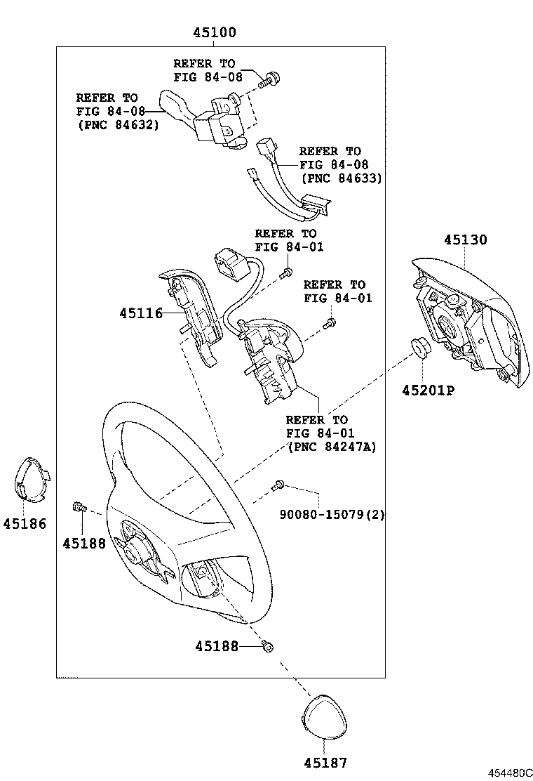 45116-06010 ORNAMENT, STEERING WHEEL, NO.1 product image