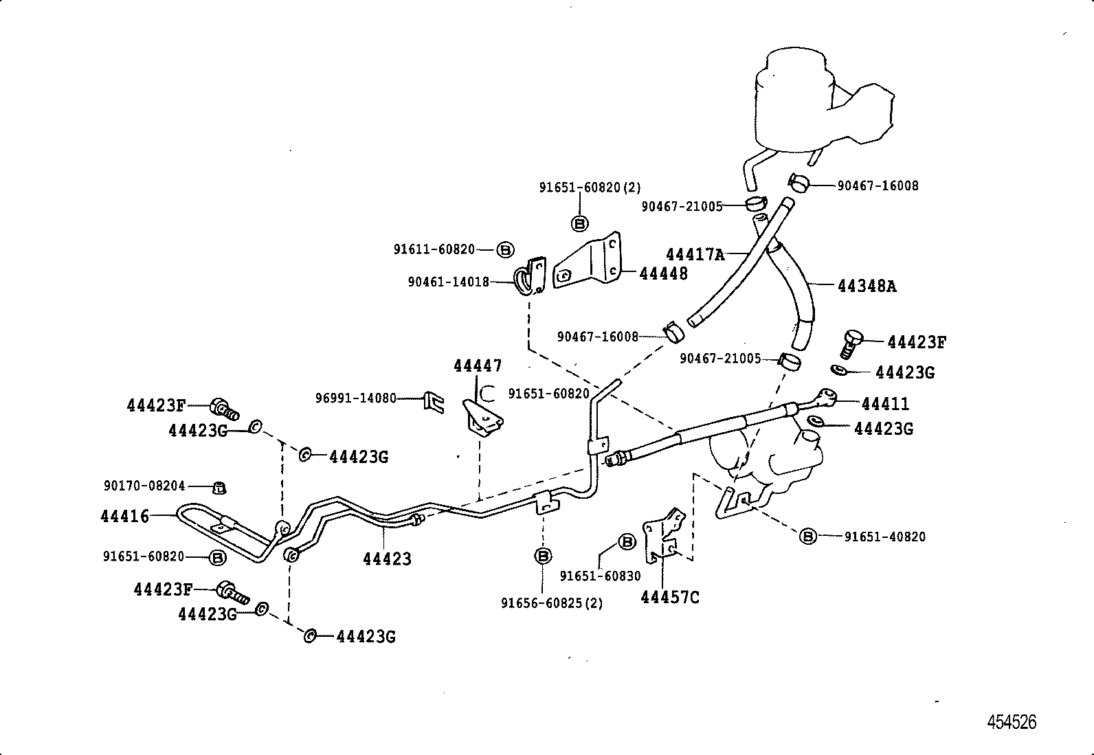 44350-36040 PULLEY ASSY, POWER STEERING IDLE product image