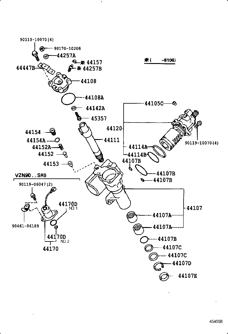 45301-35240 HOUSING SUB-ASSY, STEERING GEAR product image