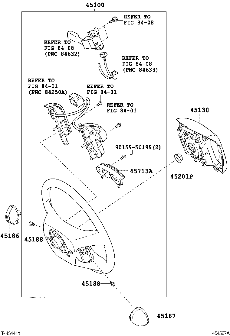 45116-06020 ORNAMENT, STEERING WHEEL, NO.1 product image