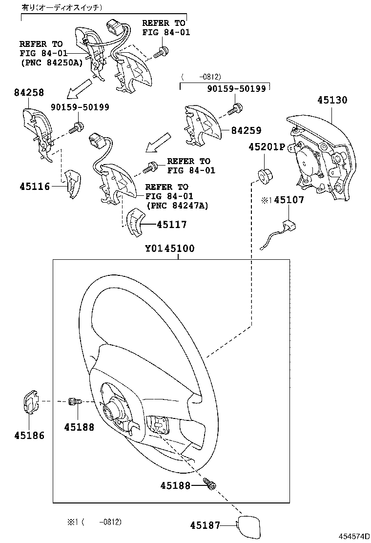 45100-28411-E3 WHEEL ASSY, STEERING product image
