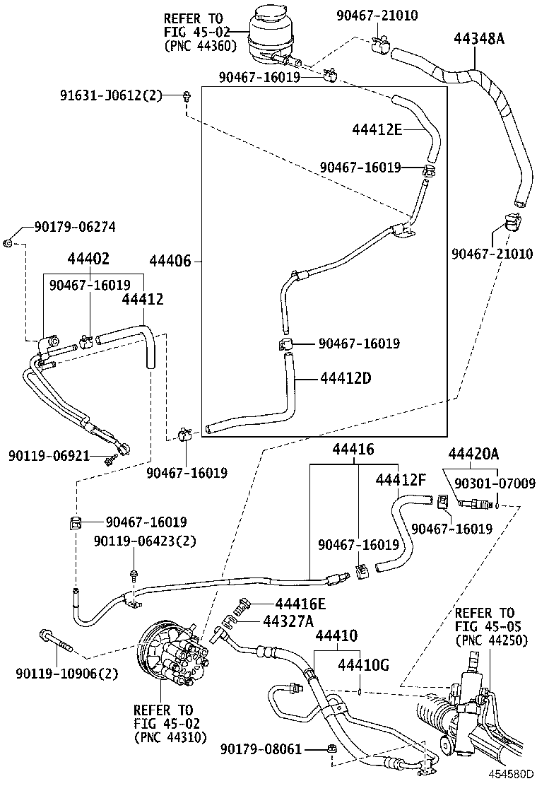 44402-06091 COOLER SUB-ASSY, POWER STEERING OIL, NO.1 product image