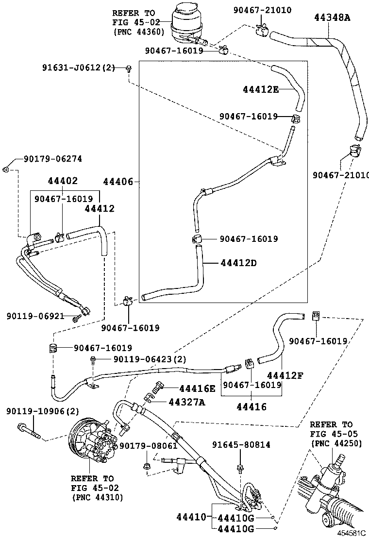 44402-06091 COOLER SUB-ASSY, POWER STEERING OIL, NO.1 product image