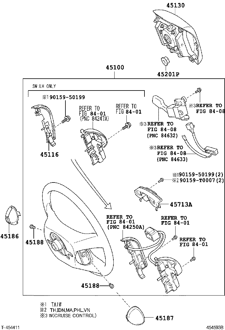 45100-06F80-C0 WHEEL ASSY, STEERING product image