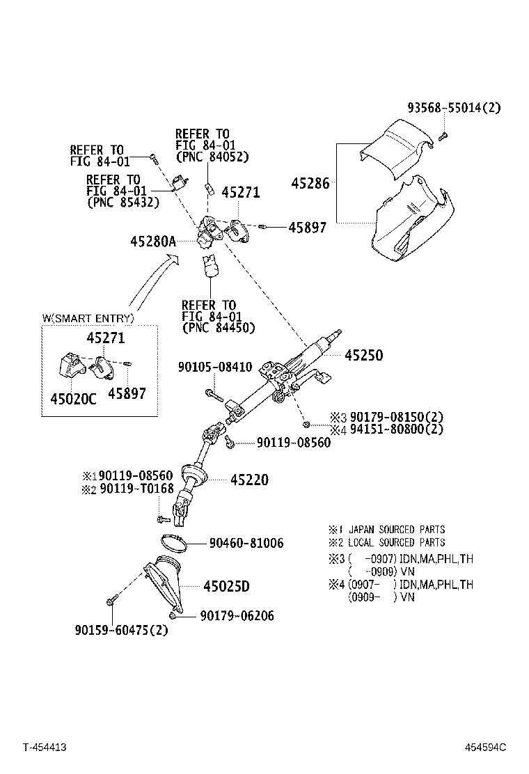 45220-06121 SHAFT ASSY, STEERING INTERMEDIATE product image