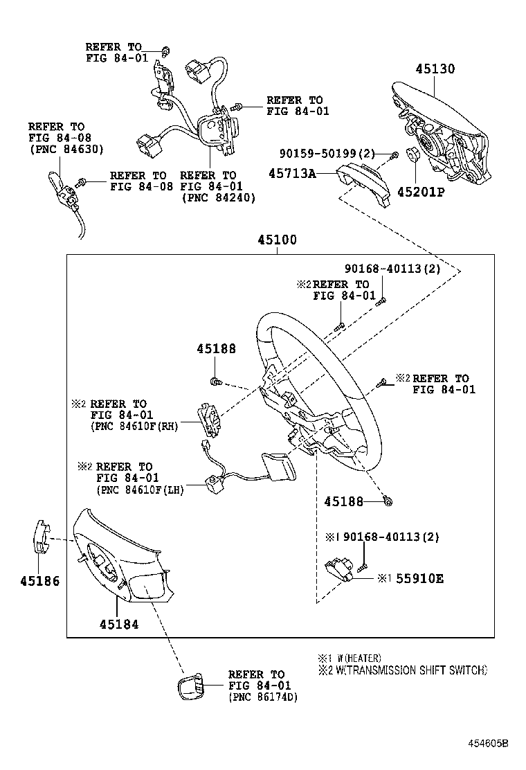 45184-50050 COVER, STEERING WHEEL BOSS, LOWER product image
