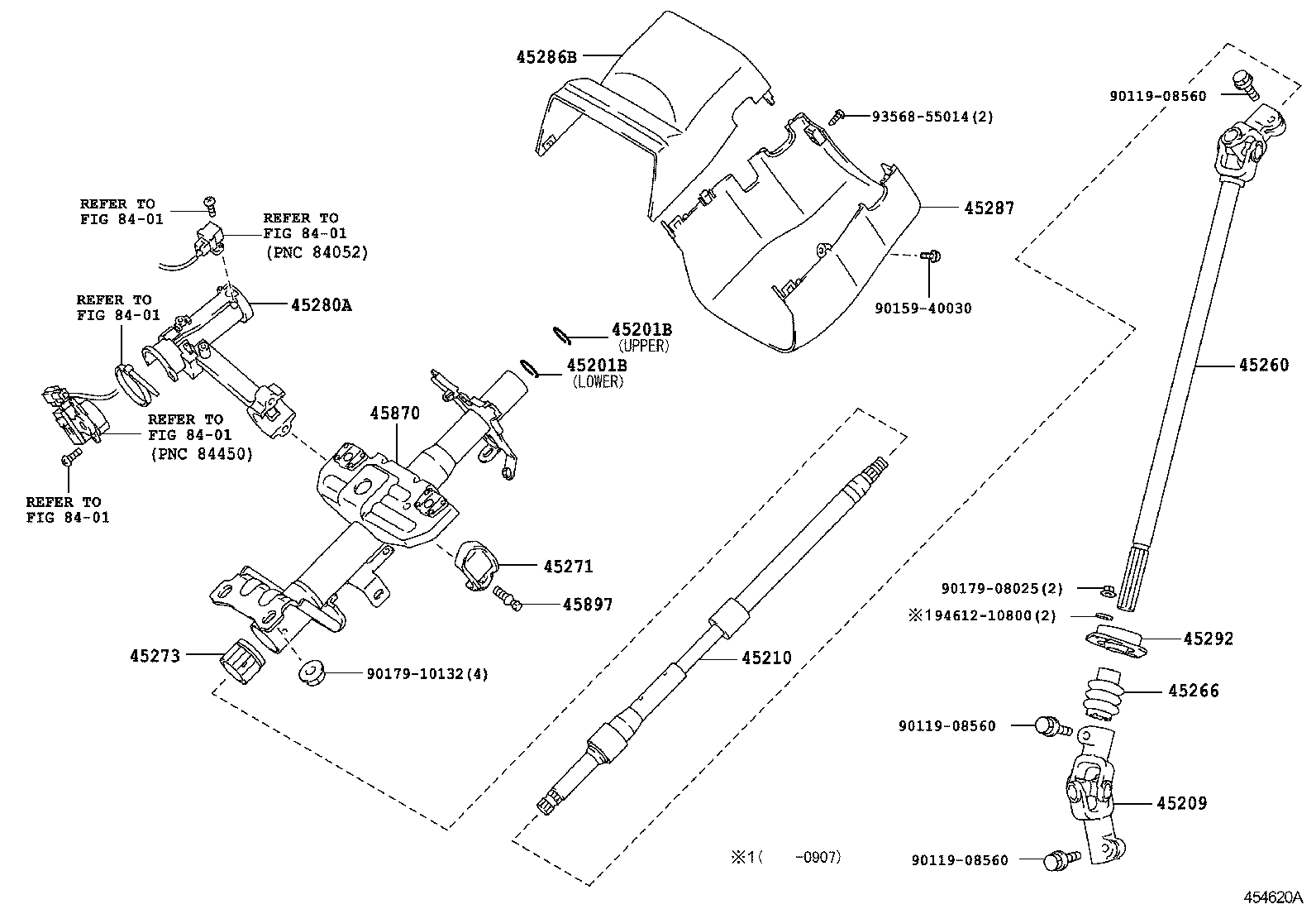 45210-26080 SHAFT ASSY, STEERING MAIN product image