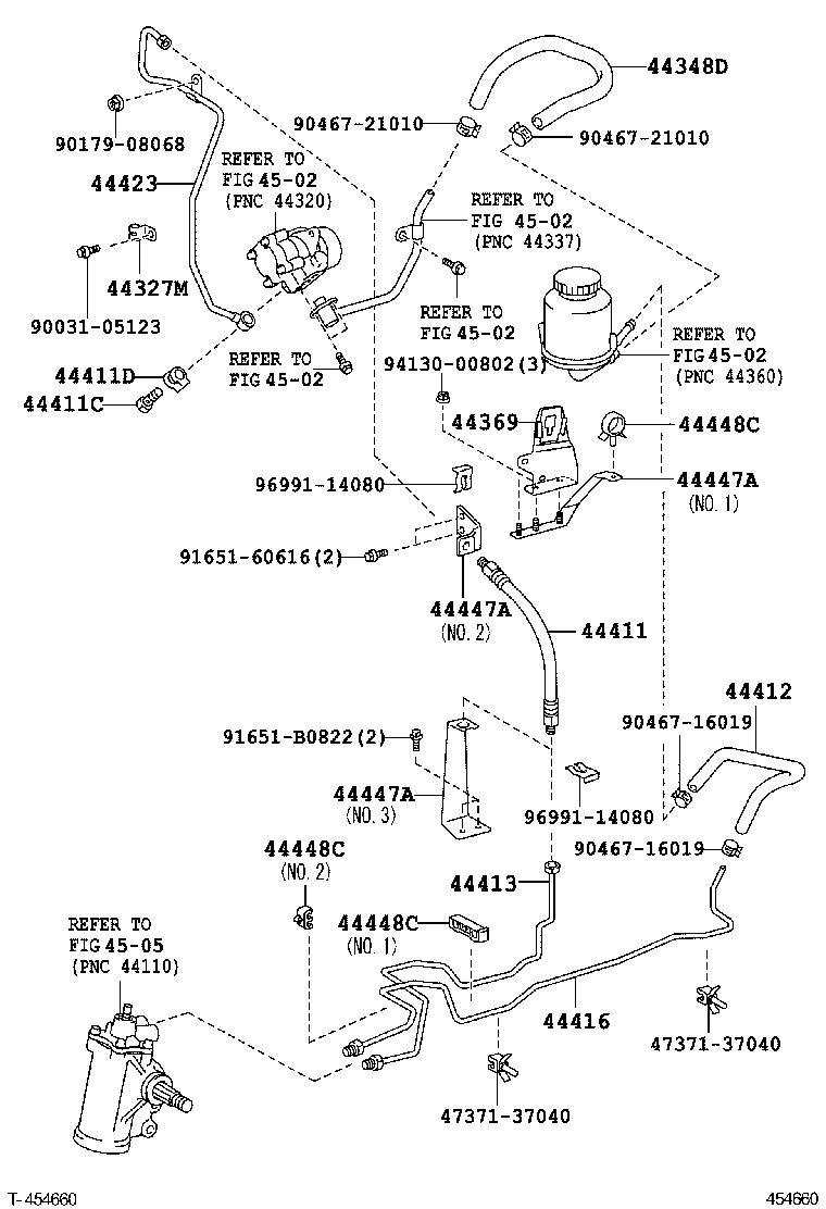 90461-10832 GASKET, PRESSURE PORT, NO.2 product image