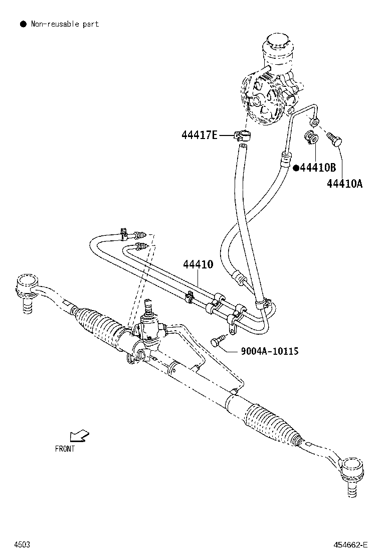 44040-BZ050 TUBE ASSY, PRESSURE FEED product image