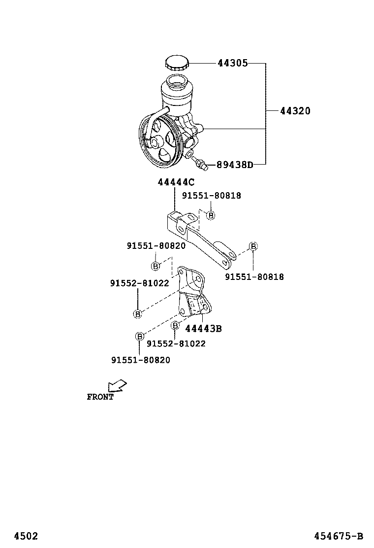 44310-BZ120 PUMP ASSY, VANE product image