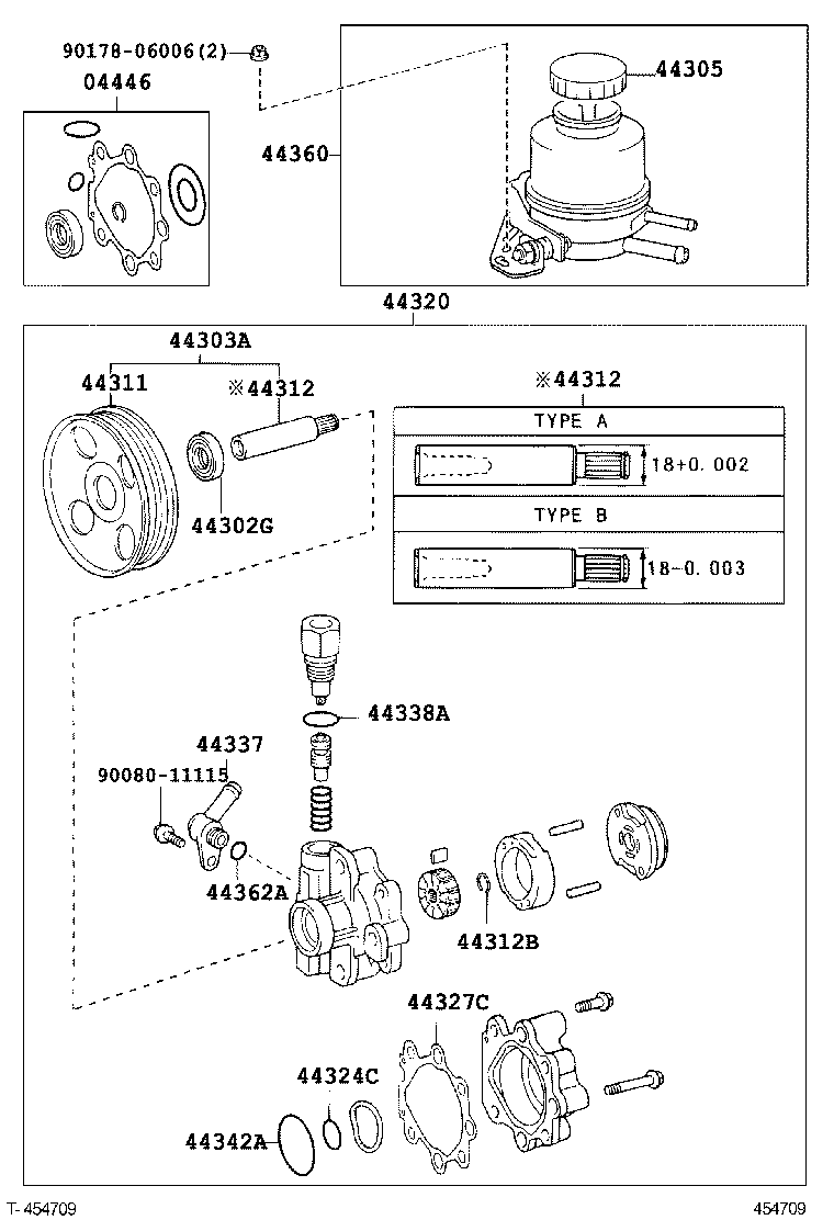 44479-34010 CUSHION(FOR VANE PUMP OIL RESERVOIR) product image