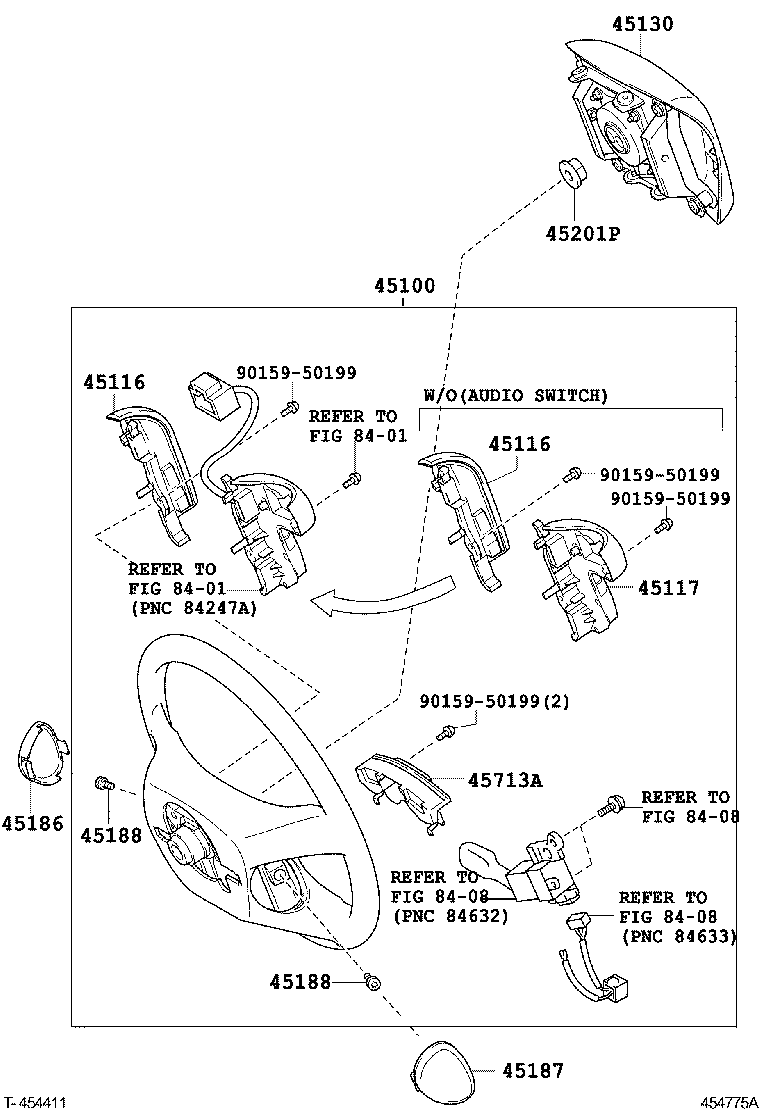 45116-06020 ORNAMENT, STEERING WHEEL, NO.1 product image
