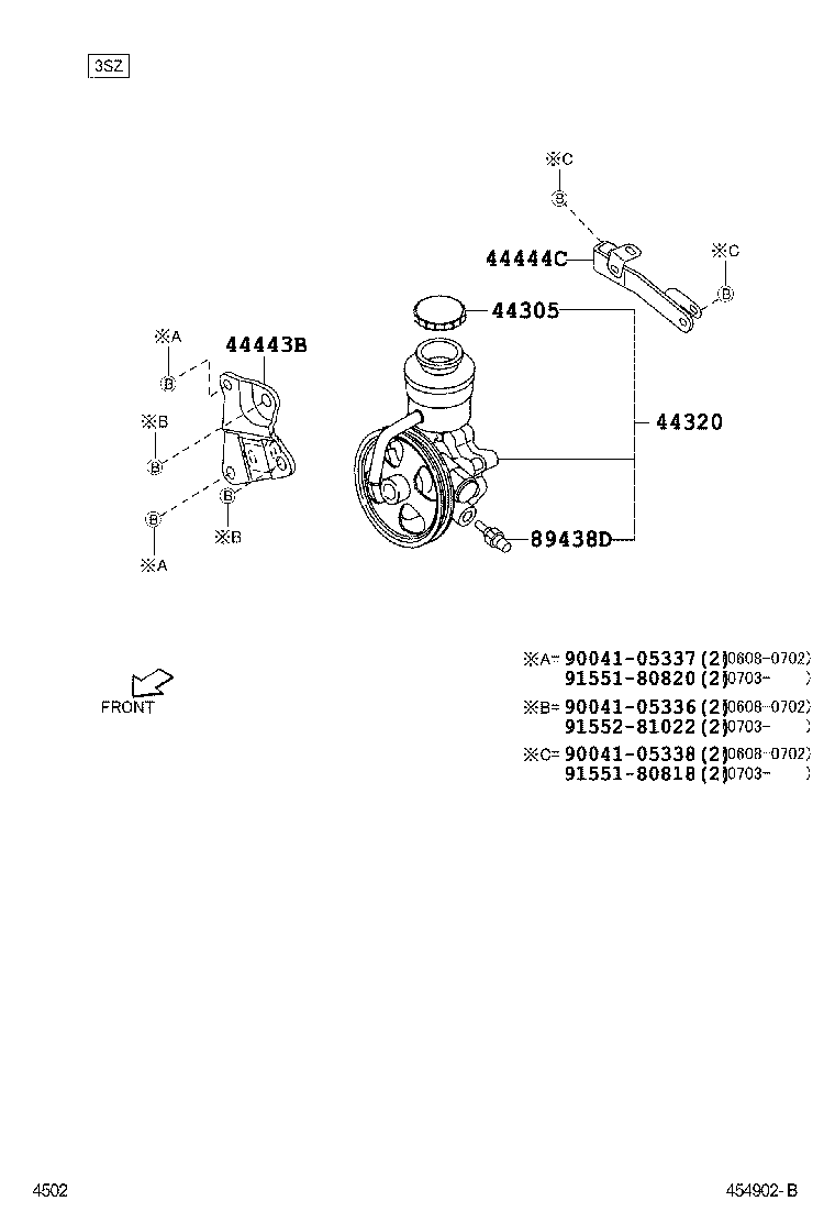 44310-BZ080 PUMP ASSY, VANE product image