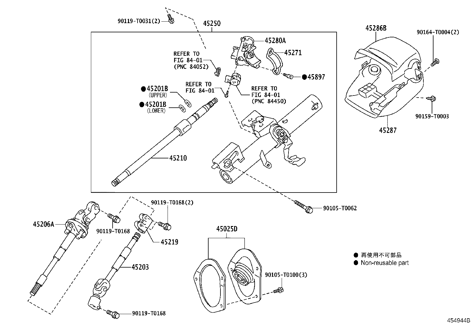 45210-0K030 SHAFT ASSY, STEERING MAIN product image